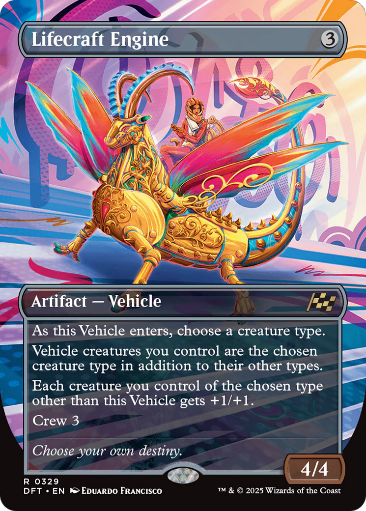 Lifecraft Engine (Borderless) [Aetherdrift] Foil
