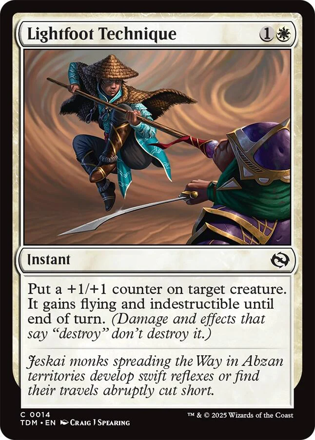 Lightfoot Technique [Tarkir: Dragonstorm]