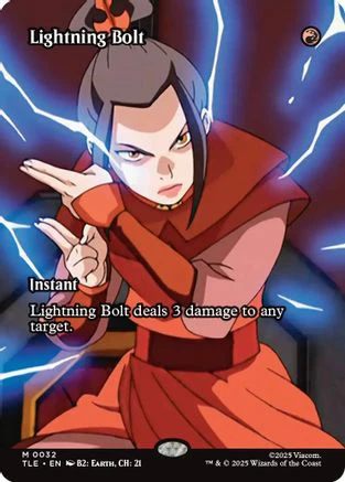 Lightning Bolt (Borderless)  [Avatar: The Last Airbender: Eternal-Legal] Foil