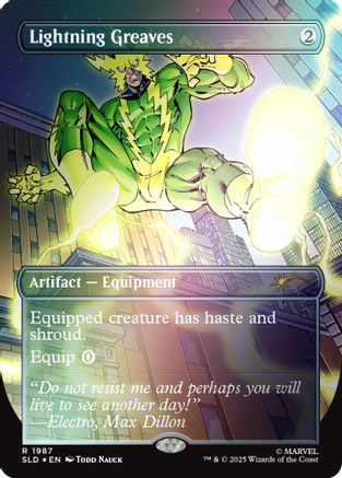 Lightning Greaves (1987) (Rainbow Foil)  [Secret Lair Drop Series] Foil