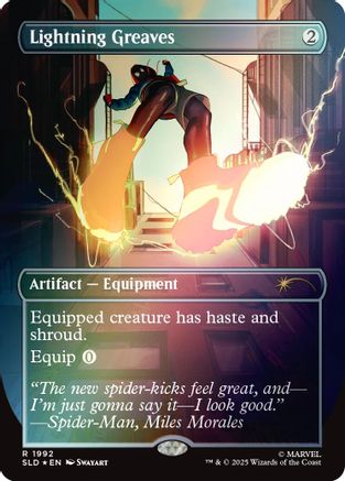 Lightning Greaves (1992) (Rainbow Foil)  [Secret Lair Drop Series] Foil