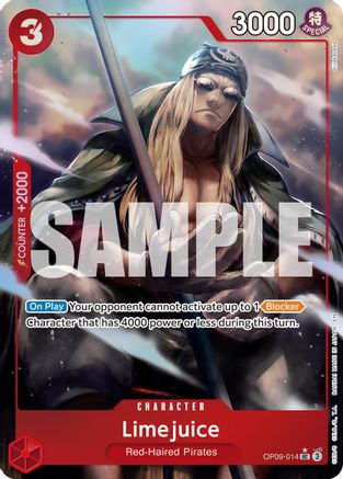 Limejuice (Alternate Art) (OP09-014) - [Premium Booster -The Best- Vol. 2] Foil