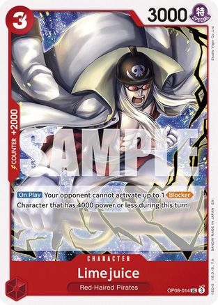 Limejuice (Reprint) (OP09-014) - [Starter Deck 23: RED Shanks]