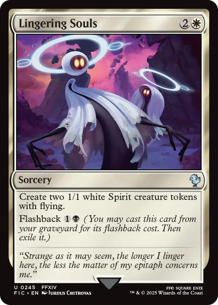 Lingering Souls (Surge Foil) [FINAL FANTASY Commander]