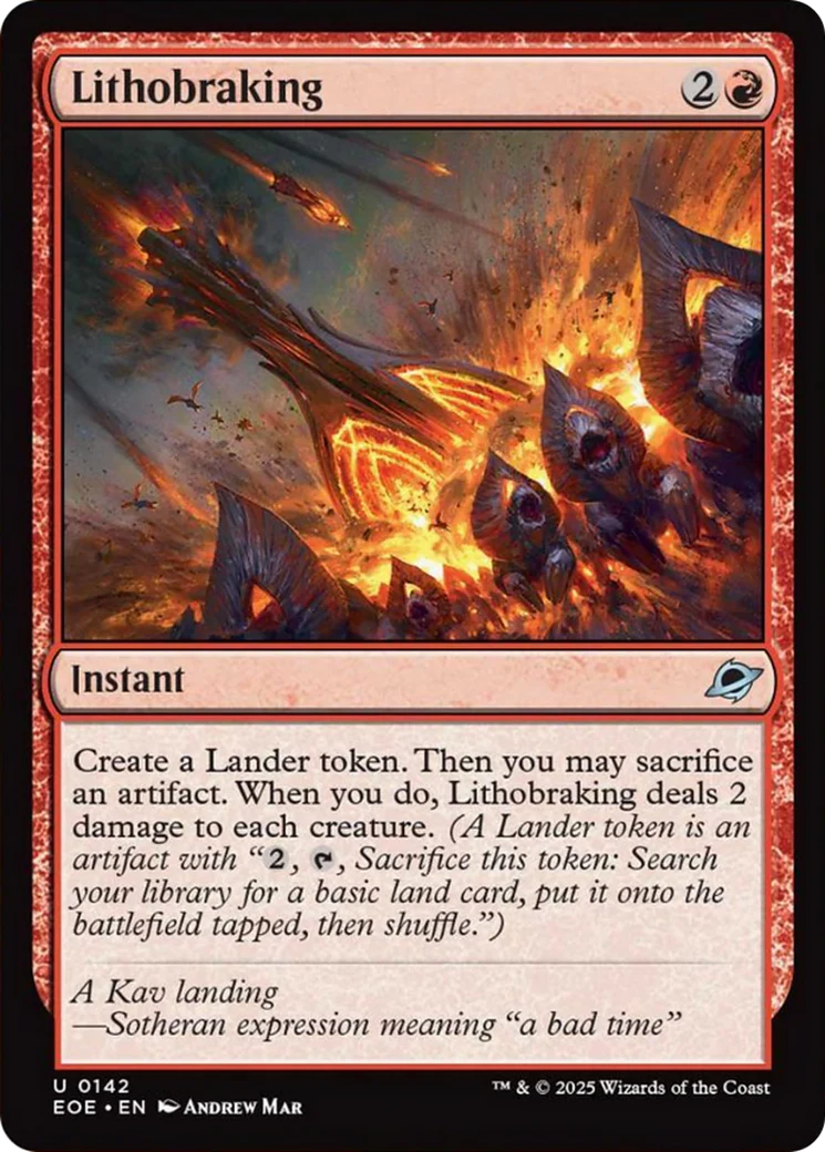 Lithobraking [Edge of Eternities] Foil