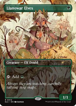 Llanowar Elves  [Secret Lair Countdown Kit]
