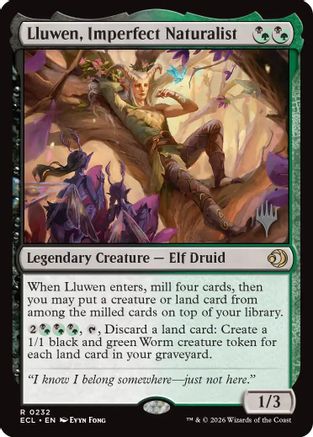 Lluwen, Imperfect Naturalist  [Promo Pack: Lorwyn Eclipsed]