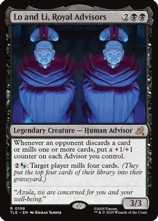 Lo and Li, Royal Advisors  [Avatar: The Last Airbender: Eternal-Legal] Foil