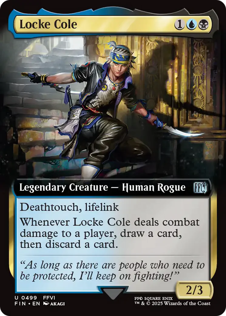 Locke Cole (Extended Art) [FINAL FANTASY] Foil