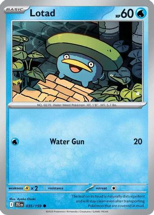 Lotad (035/159) [Scarlet & Violet: Journey Together] Reverse Holofoil
