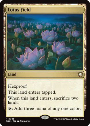 Lotus Field  [Commander: Secrets of Strixhaven]