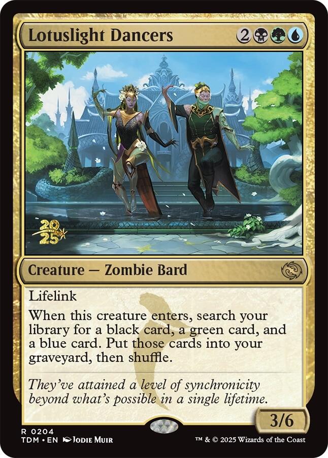 Lotuslight Dancers [Tarkir: Dragonstorm Prerelease Promos] Foil