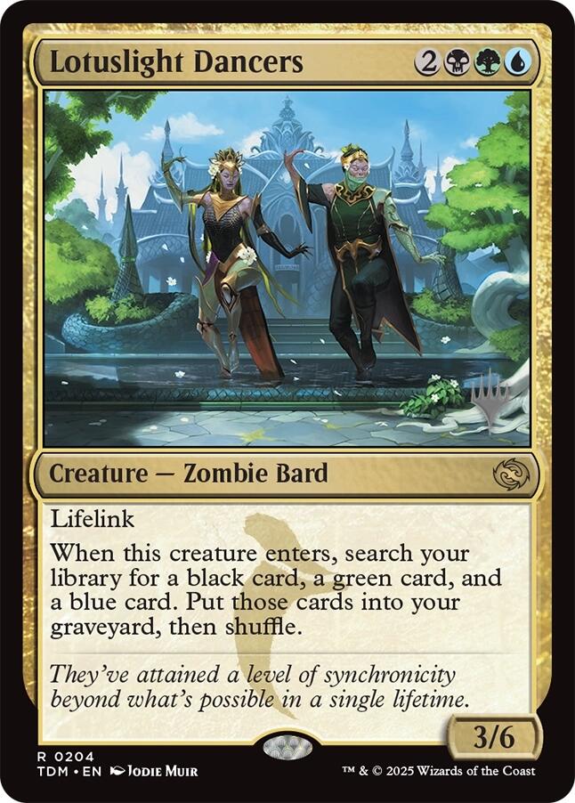 Lotuslight Dancers [Tarkir: Dragonstorm Promos] Foil