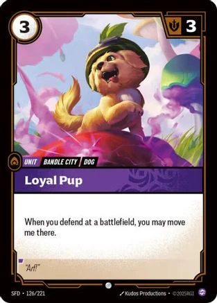 Loyal Pup (126/221) - Riftbound - [Spiritforged]