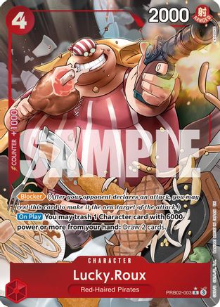 Lucky.Roux (Alternate Art) (PRB02-003) - [Premium Booster -The Best- Vol. 2] Foil