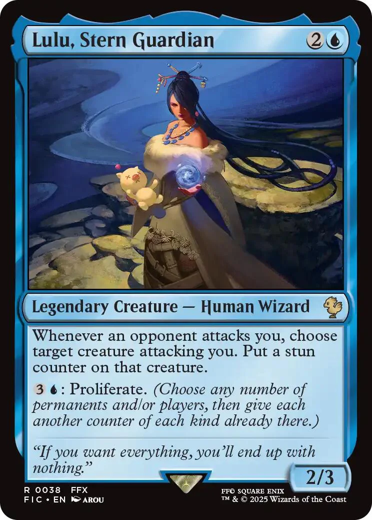 Lulu, Stern Guardian (Surge Foil) [FINAL FANTASY Commander]
