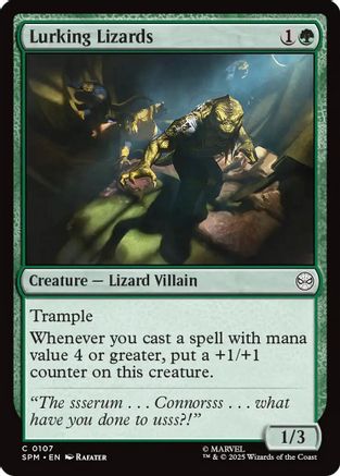 Lurking Lizards  [Marvel's Spider-Man] Foil