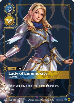 Lux - Lady of Luminosity (Starter) (021/024) - Riftbound - [Origins Proving Grounds]