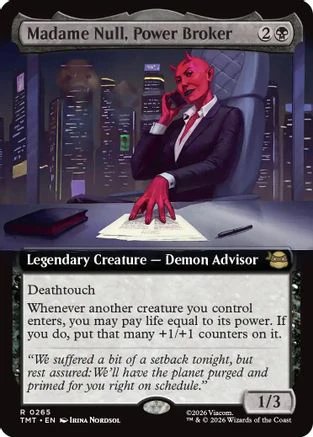 Madame Null, Power Broker (Extended Art)  [Teenage Mutant Ninja Turtles] Foil