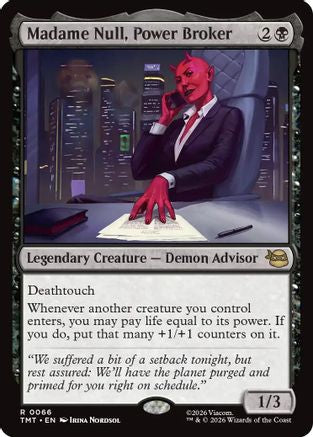 Madame Null, Power Broker  [Teenage Mutant Ninja Turtles]