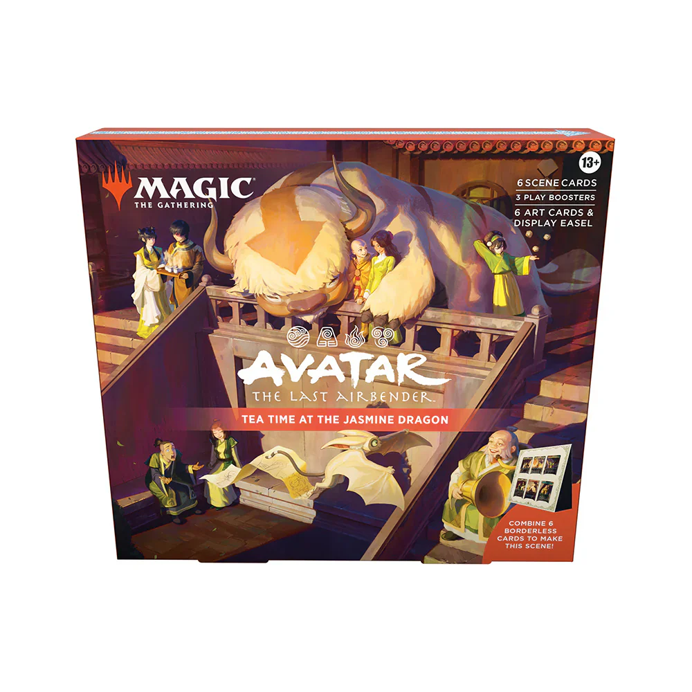Magic Avatar: The Last Airbender - Scene Box Display - Tea Time at the Jasmine Dragon