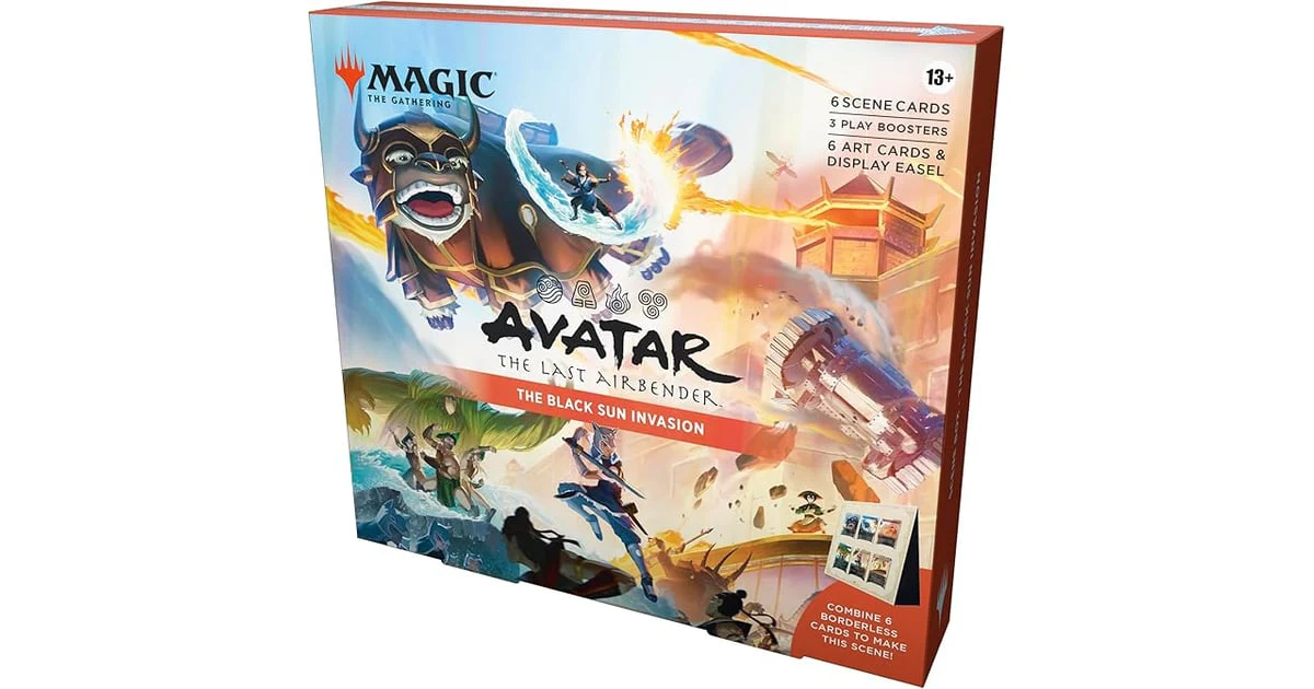 Magic Avatar: The Last Airbender - Scene Box Display - The Black Sun Invasion