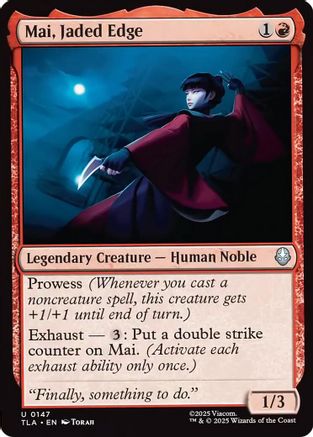 Mai, Jaded Edge  [Avatar: The Last Airbender] Foil