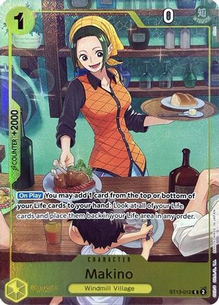 Makino (Premium Card Collection -Best Selection Vol. 3-) (ST13-012) - [One Piece Promotion Cards] Foil
