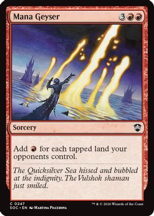Mana Geyser  [Commander: Secrets of Strixhaven]