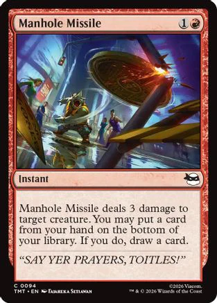 Manhole Missile  [Teenage Mutant Ninja Turtles]