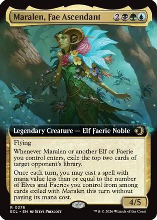 Maralen, Fae Ascendant (Extended Art)  [Lorwyn Eclipsed] Foil