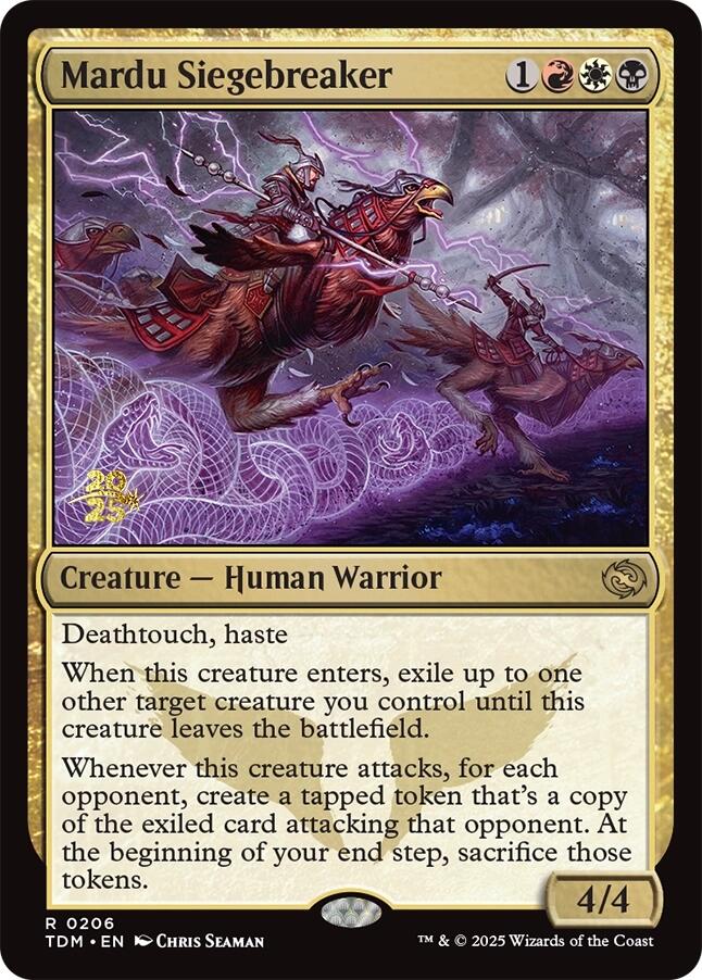 Mardu Siegebreaker [Tarkir: Dragonstorm Prerelease Promos] Foil
