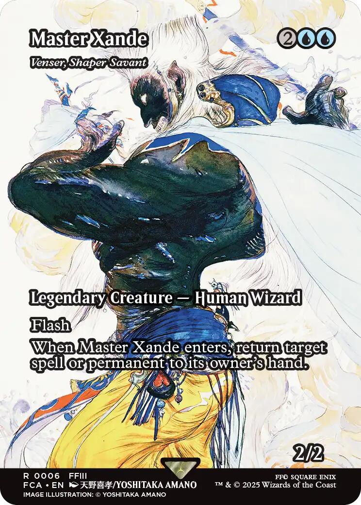 Master Xande - Venser, Shaper Savant (Showcase) [FINAL FANTASY : Through the Ages] Foil