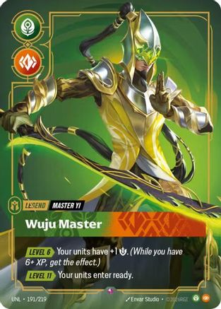 Master Yi - Wuju Master (191/219) - Riftbound - [Unleashed] Foil