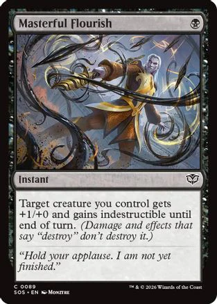 Masterful Flourish  [Secrets of Strixhaven] Foil