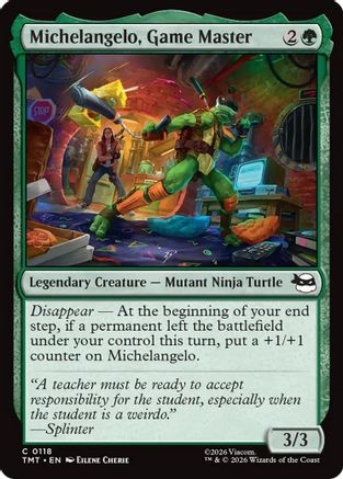 Michelangelo, Game Master  [Teenage Mutant Ninja Turtles] Foil