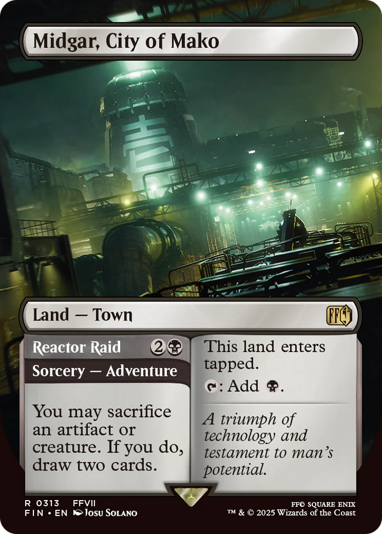 Midgar, City of Mako (Borderless) [FINAL FANTASY] Foil