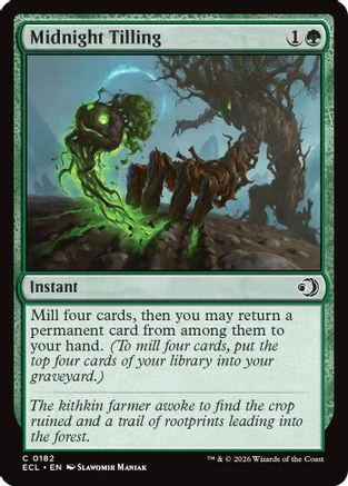 Midnight Tilling  [Lorwyn Eclipsed] Foil