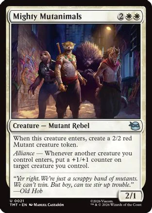 Mighty Mutanimals  [Teenage Mutant Ninja Turtles] Foil