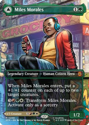 Miles Morales (0200) (Borderless)  [Marvel's Spider-Man]