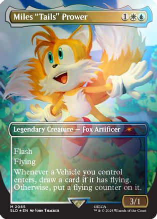 Miles "Tails" Prower (Rainbow Foil)  [Secret Lair Drop Series] Foil