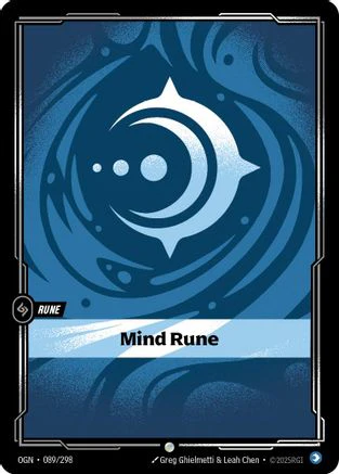 Mind Rune (089/298) - Riftbound - [Origins]