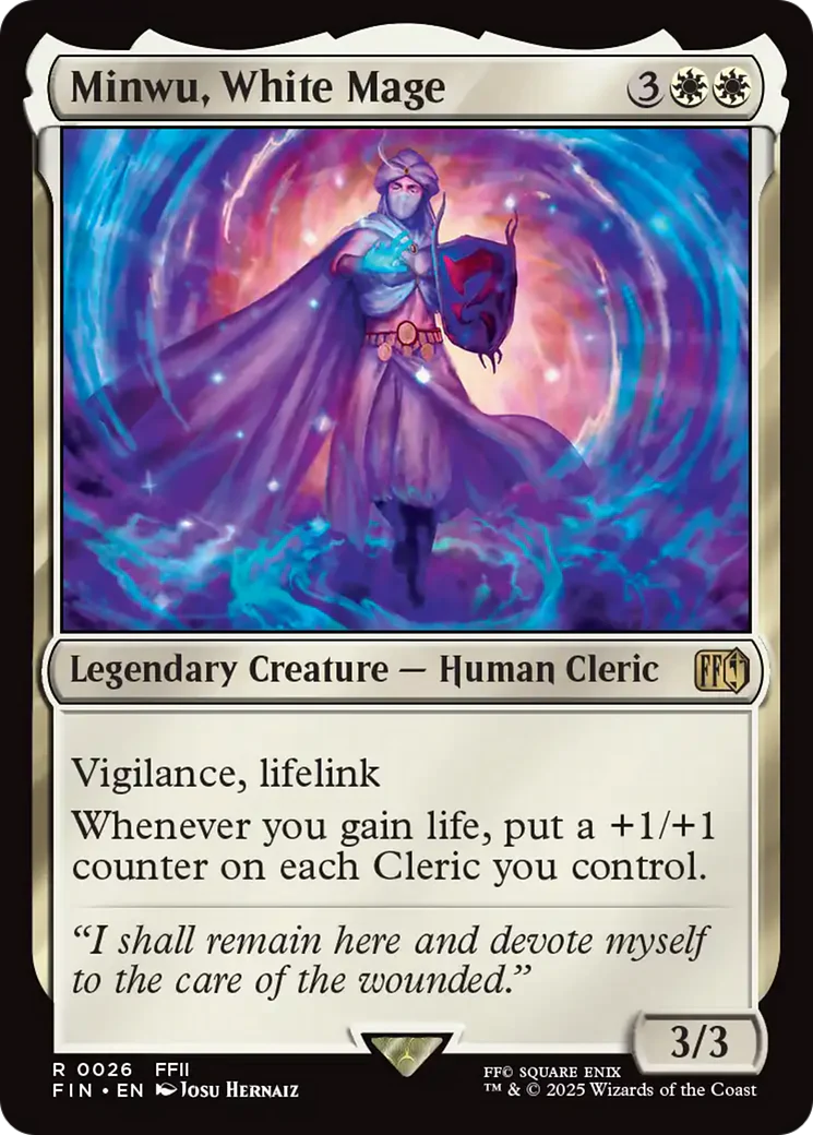 Minwu, White Mage [FINAL FANTASY] Foil