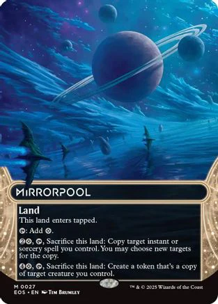 Mirrorpool (0027) (Borderless)  [Edge of Eternities: Stellar Sights] Foil