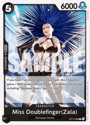 Miss Doublefinger(Zala) (OP14-086) - [The Azure Sea's Seven]