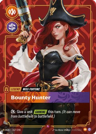 Miss Fortune - Bounty Hunter (267/298) - Riftbound - [Origins] Foil