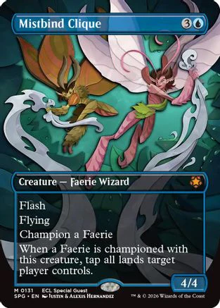 Mistbind Clique (Borderless)  [Special Guests] Foil