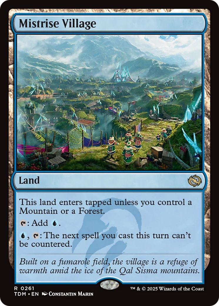 Mistrise Village [Tarkir: Dragonstorm] Foil