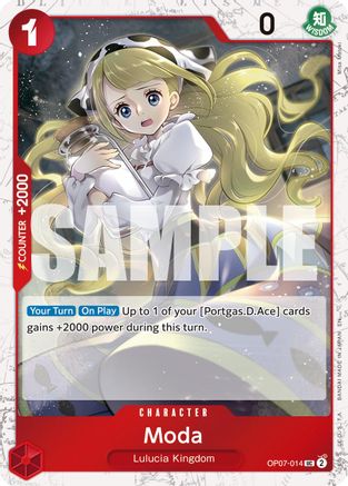 Moda (Pirate Foil) (OP07-014) - [Premium Booster -The Best- Vol. 2] Foil