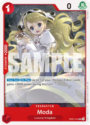 Moda (Reprint) (OP07-014) - [Premium Booster -The Best- Vol. 2]